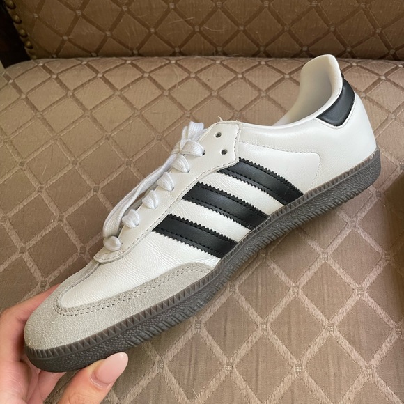 Adidas Sambas Women’s Size 9 Black/White/Grey - Picture 8 of 9